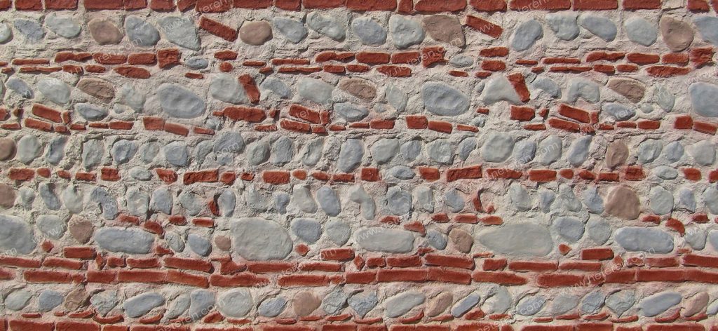 M-034 River Pebble and Brick - 1