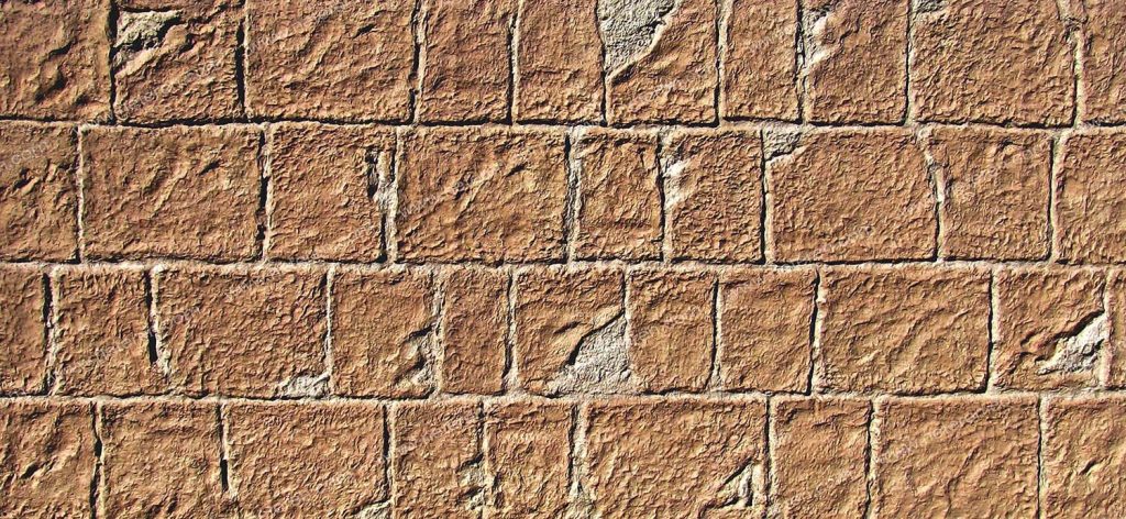 M-063-v5 Patinated Ochre Cut Stone - 1