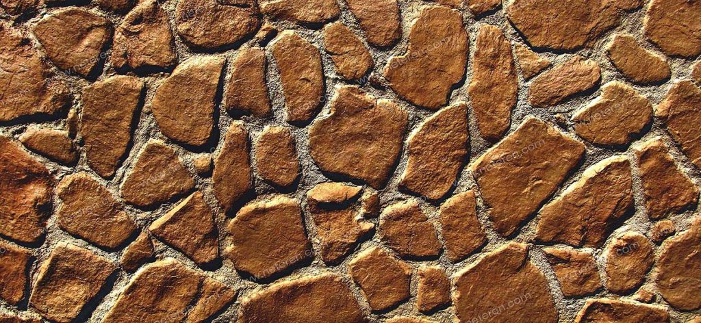 M-082-v5 Patinated Ochre Large Stone - 1